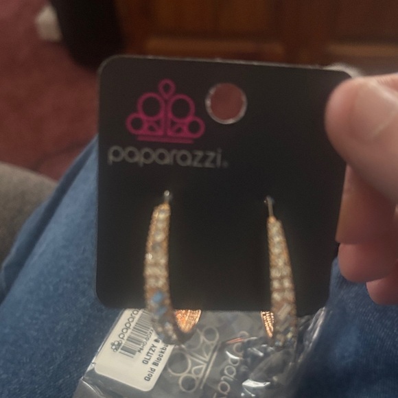 paparazzi Jewelry - Paparazzi Dazzling Gold and Silver Earrings